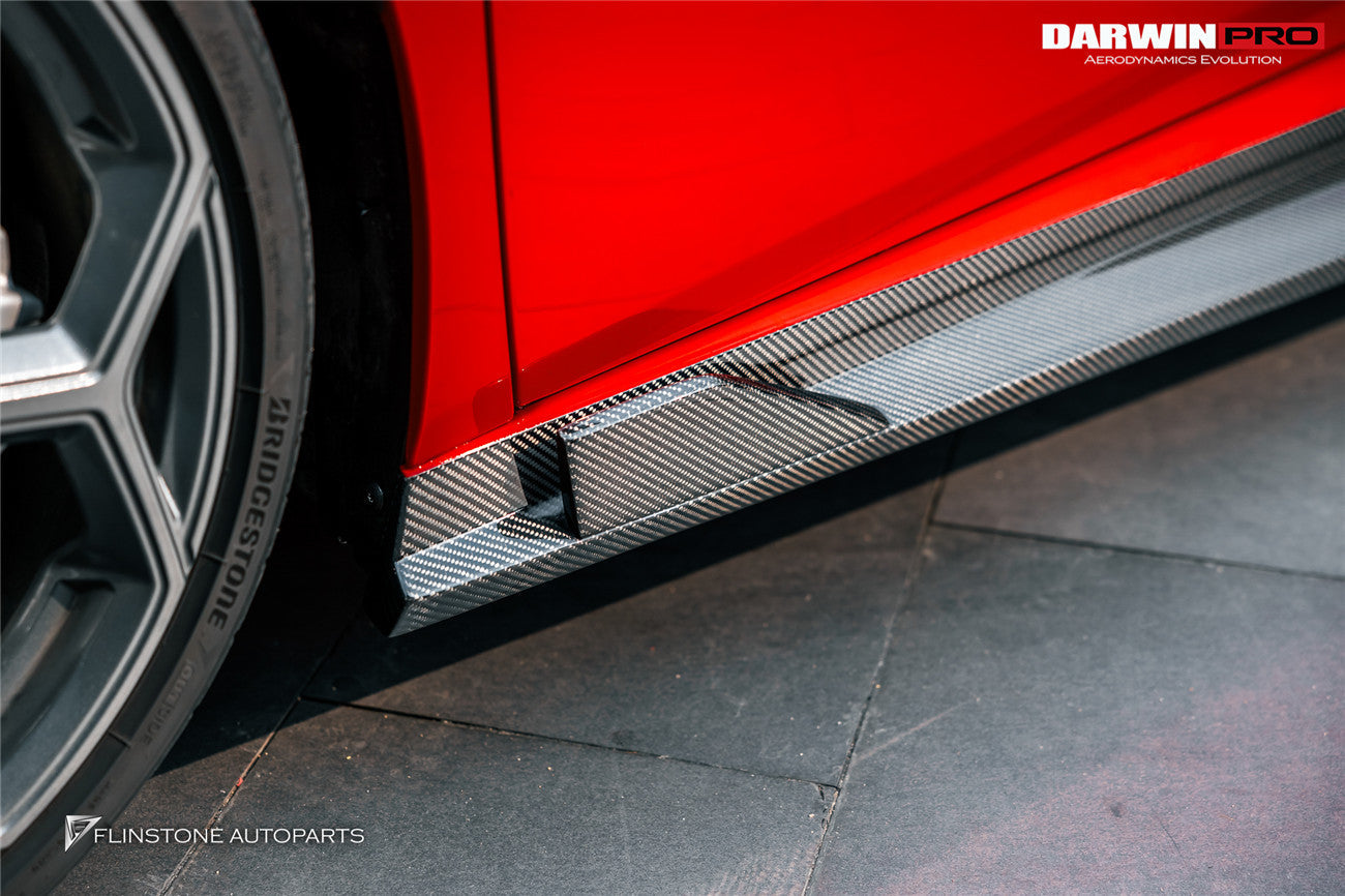 2015 - 2025 Lamborghini Huracan LP610 & LP580 & EVO & STO & Tecnica BKSSII Style Side Skirts