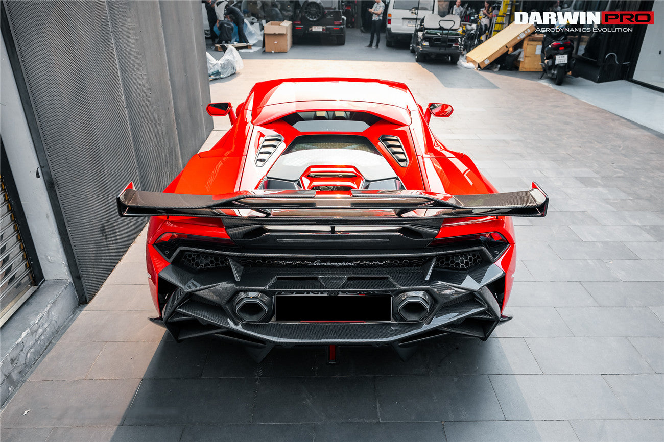 2019 - 2025 Lamborghini Huracan EVO & Tecnica BKSSII Style Rear Bumper