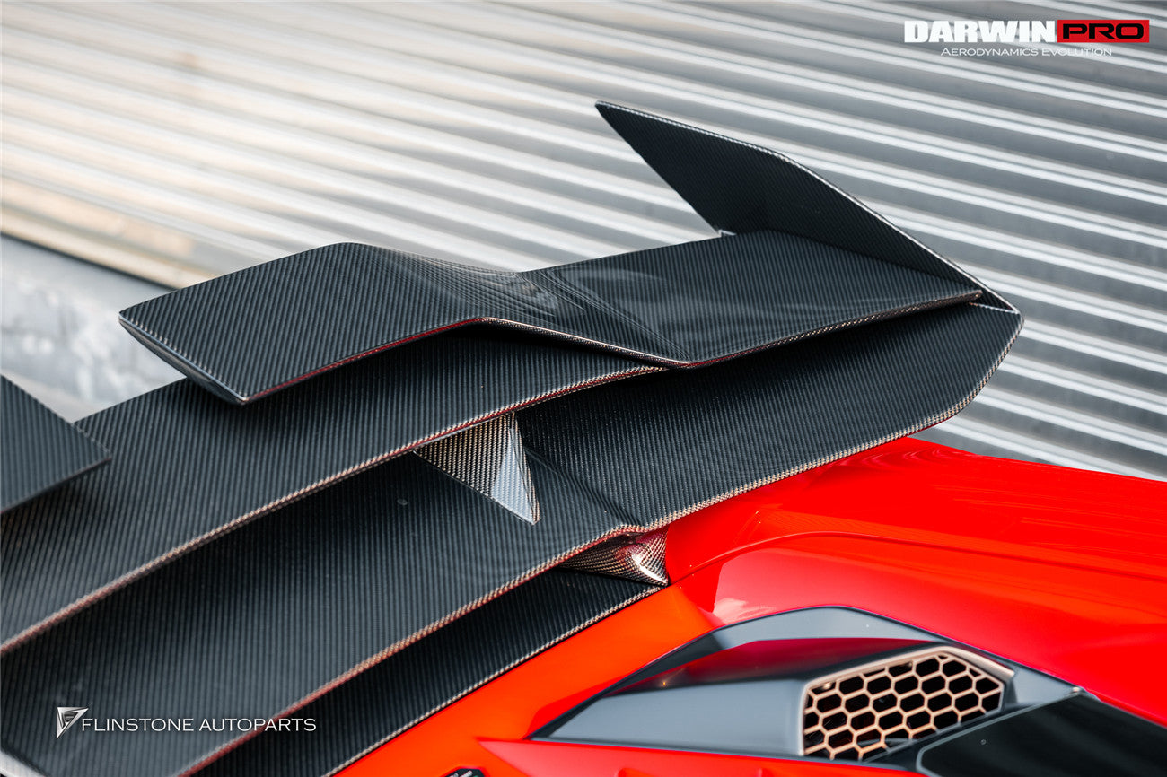 2015 - 2025 Lamborghini Huracan LP610 & LP580 & EVO & Tecnica BKSSII Style Spoiler Wing