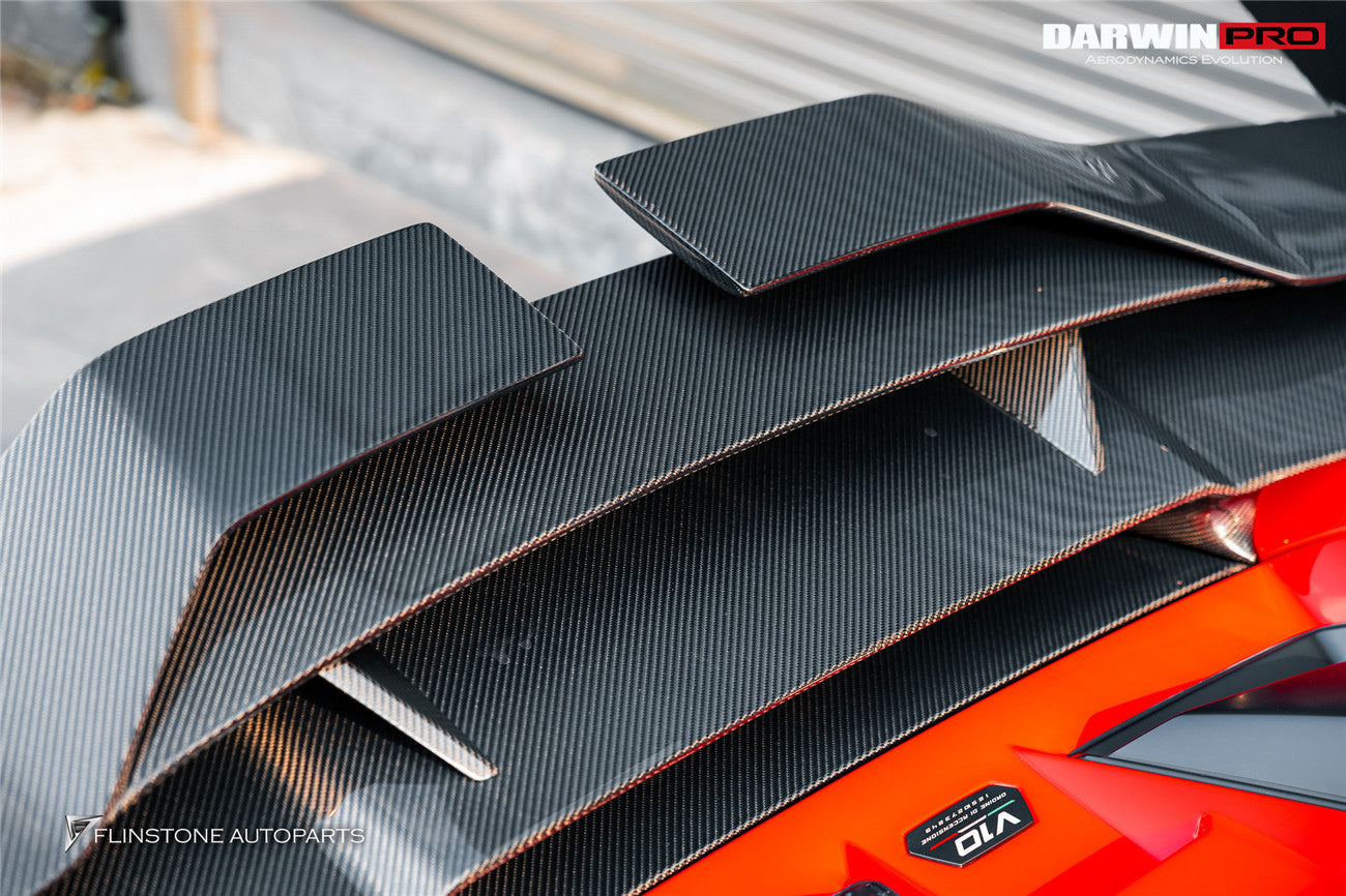 2015 - 2025 Lamborghini Huracan LP610 & LP580 & EVO & Tecnica BKSSII Style Spoiler Wing