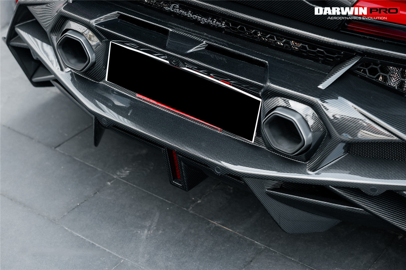 2019 - 2025 Lamborghini Huracan EVO & Tecnica BKSSII Style Rear Bumper