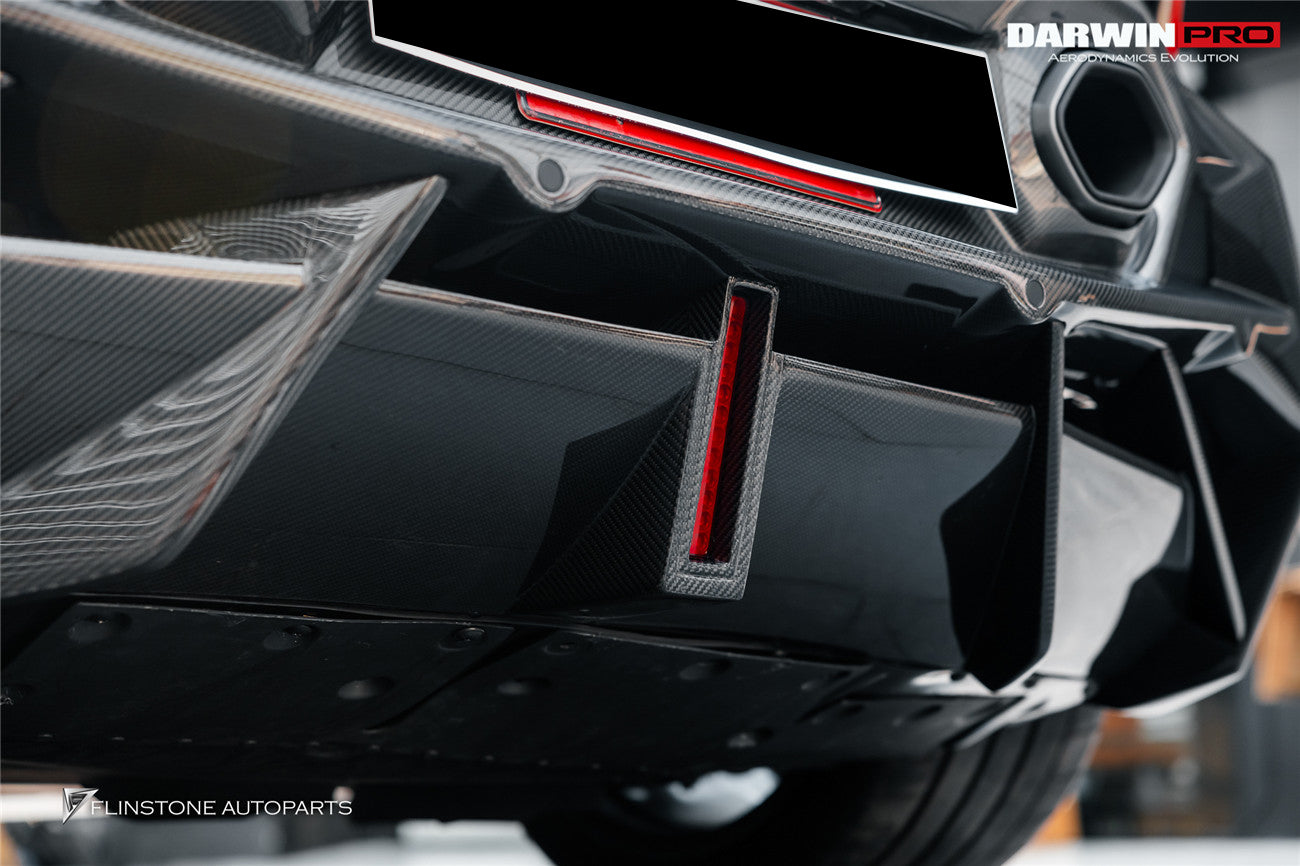 2019 - 2025 Lamborghini Huracan EVO & Tecnica BKSSII Style Rear Bumper