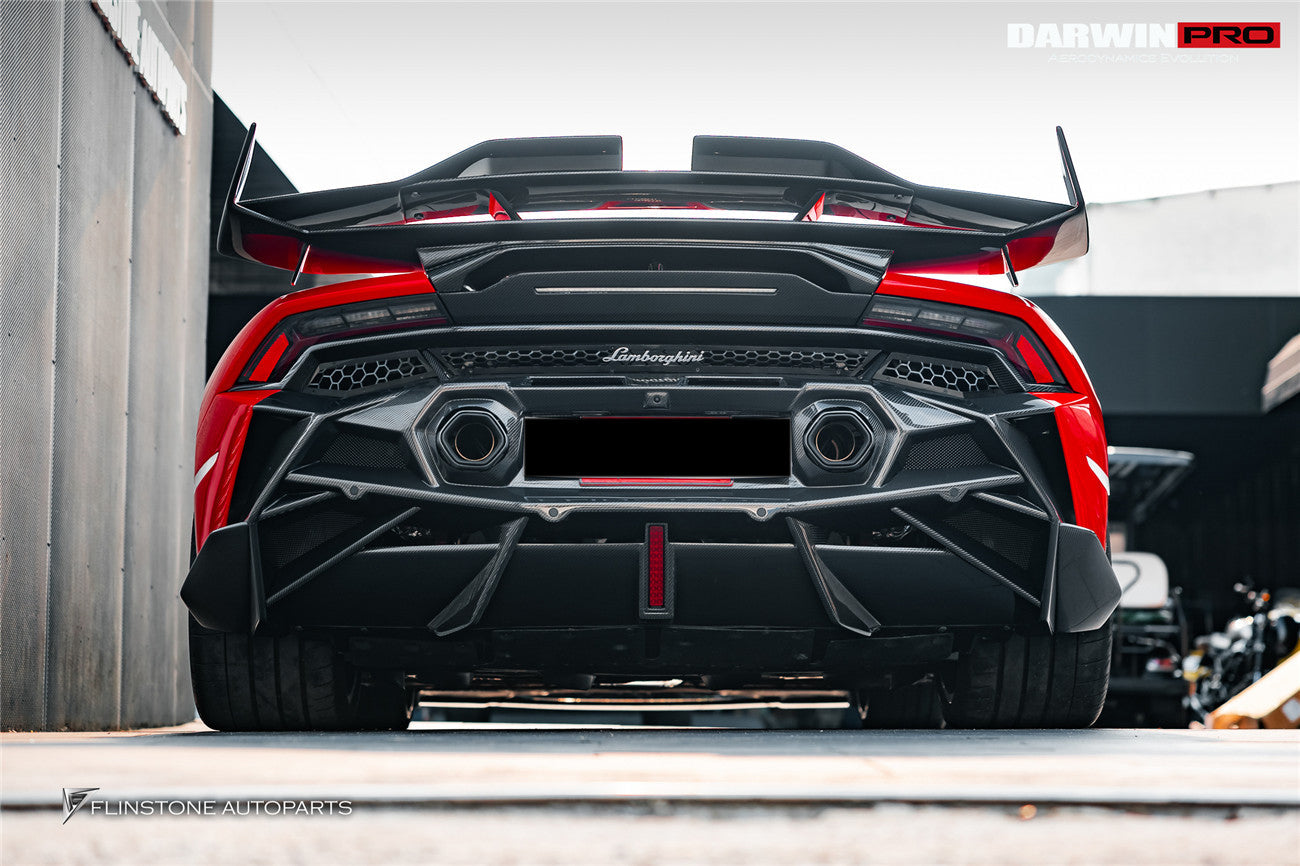 2019 - 2025 Lamborghini Huracan EVO & Tecnica BKSSII Style Rear Bumper