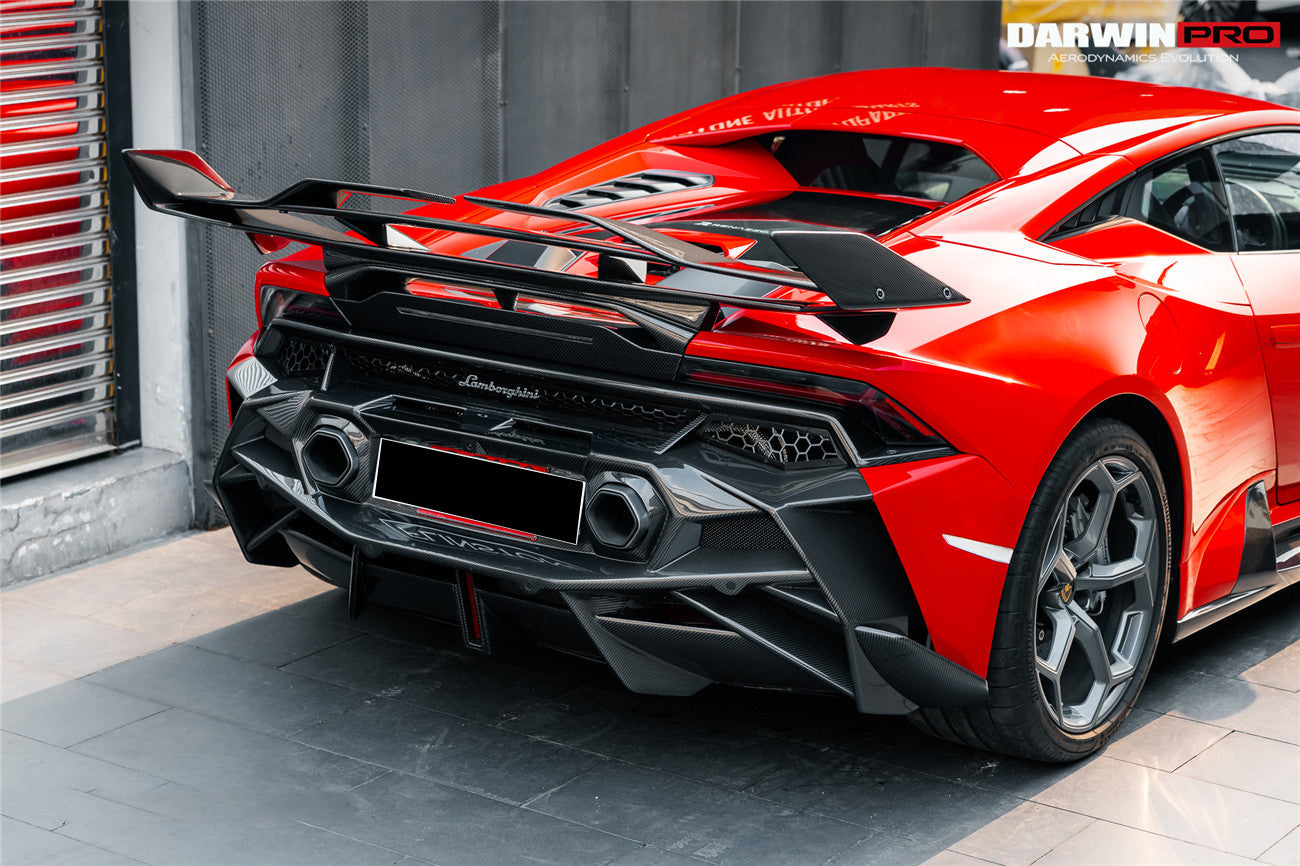 2019 - 2025 Lamborghini Huracan EVO & Tecnica BKSSII Style Rear Bumper