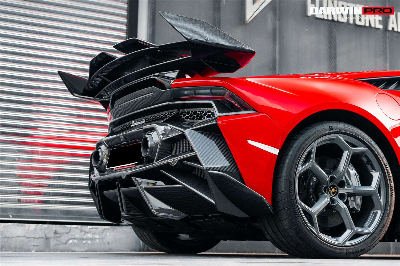 2019 - 2025 Lamborghini Huracan EVO & Tecnica BKSSII Style Rear Bumper