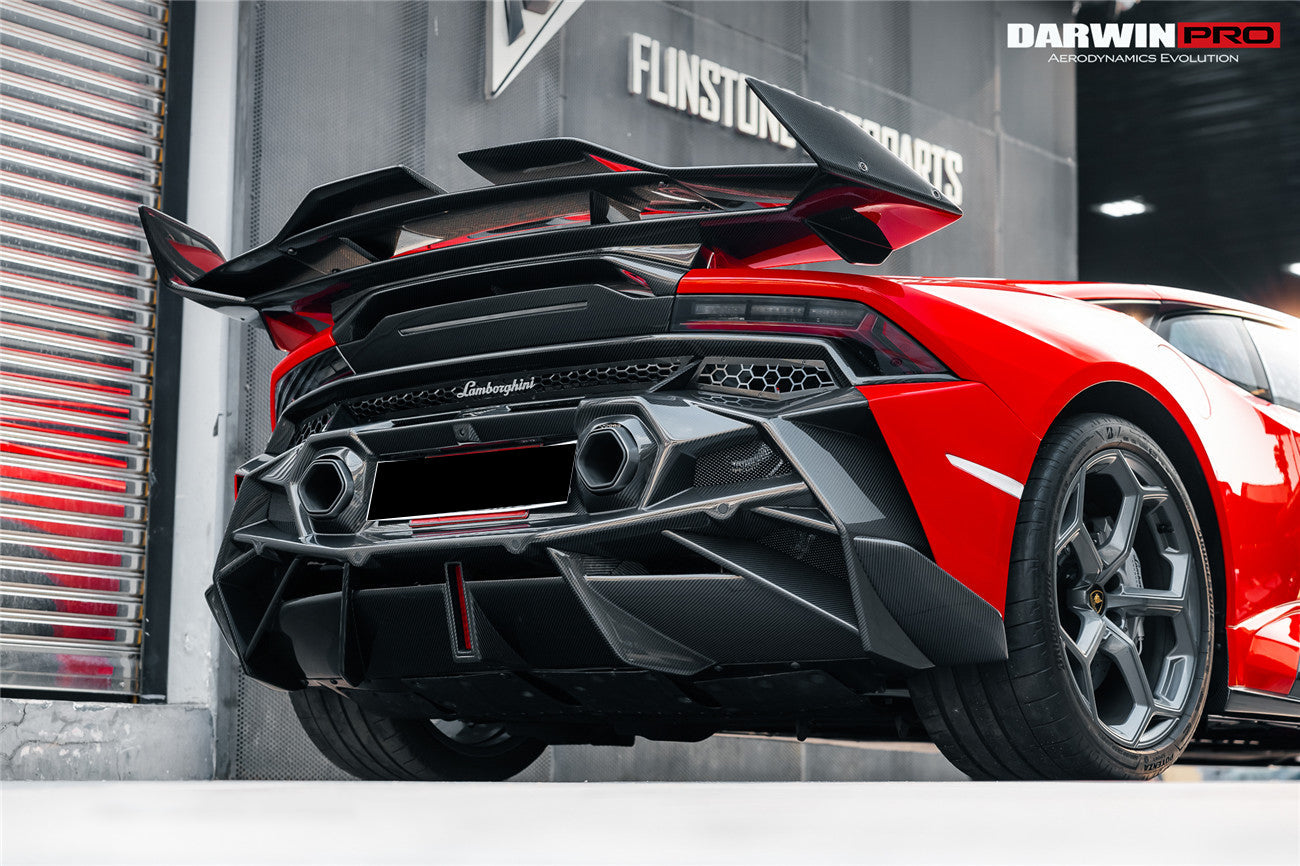 2019 - 2025 Lamborghini Huracan EVO & Tecnica BKSSII Style Rear Bumper