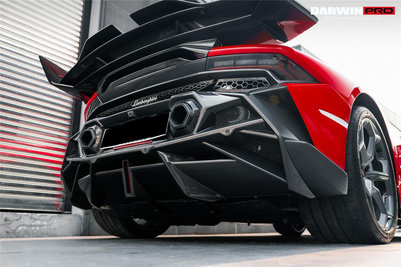 2019 - 2025 Lamborghini Huracan EVO & Tecnica BKSSII Style Rear Bumper