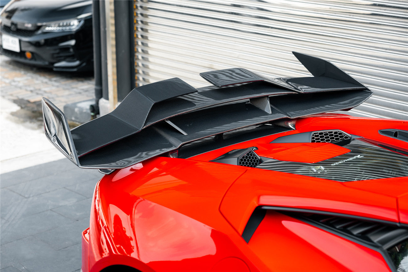 2015 - 2025 Lamborghini Huracan LP610 & LP580 & EVO & Tecnica BKSSII Style Spoiler Wing