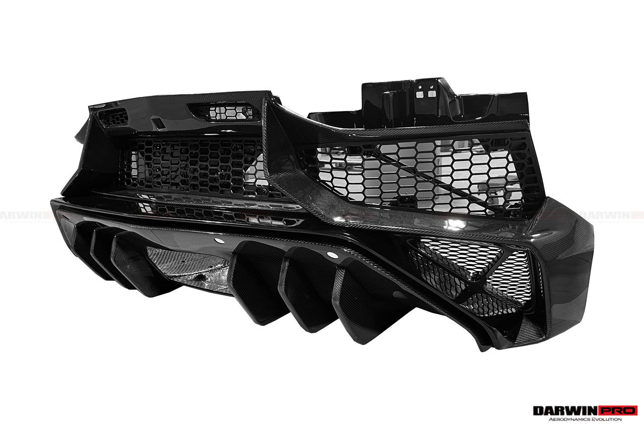 2011 - 2016 Lamborghini Aventador LP700 LP740 Coupe & Roadster SV Style Rear Bumper