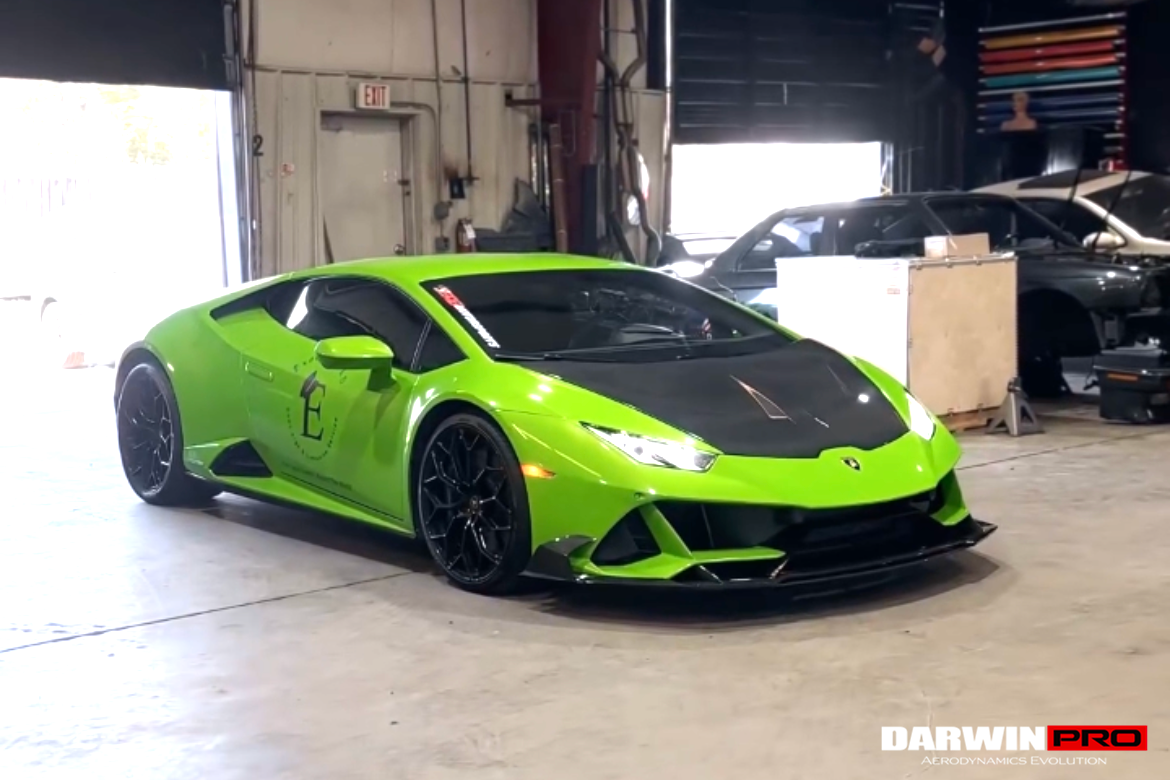 2019 - 2023 Lamborghini Huracan EVO 4WD ONLY BKSS Style Carbon Front Lip