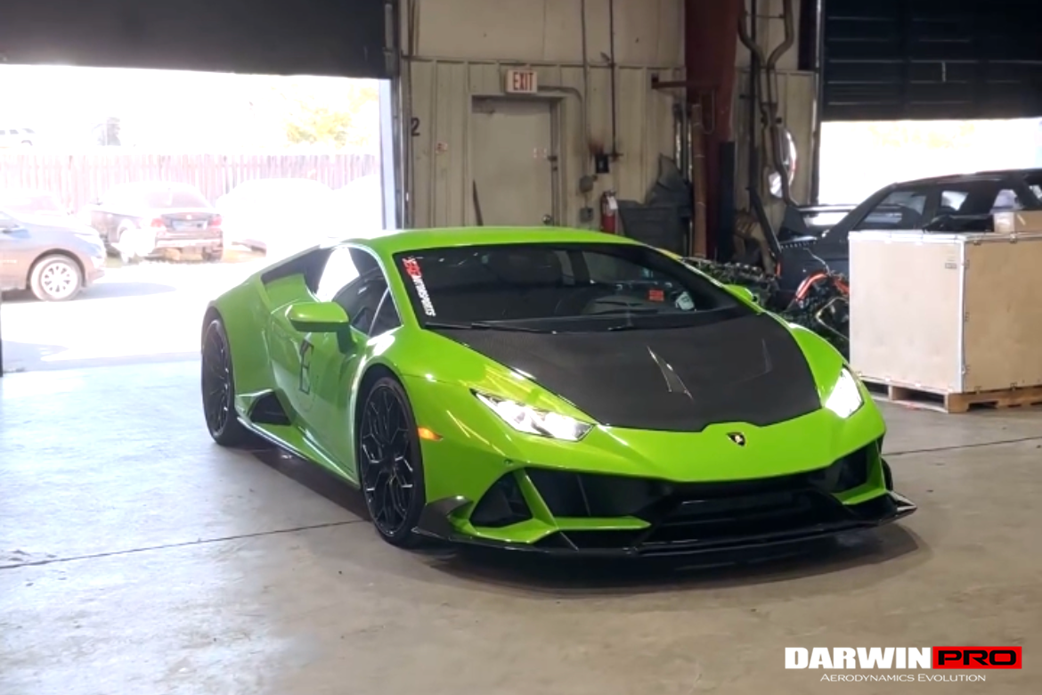 2019 - 2023 Lamborghini Huracan EVO 4WD ONLY BKSS Style Carbon Front Lip