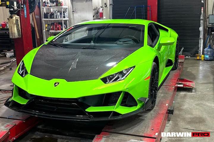 2019 - 2023 Lamborghini Huracan EVO 4WD ONLY BKSS Style Carbon Front Lip