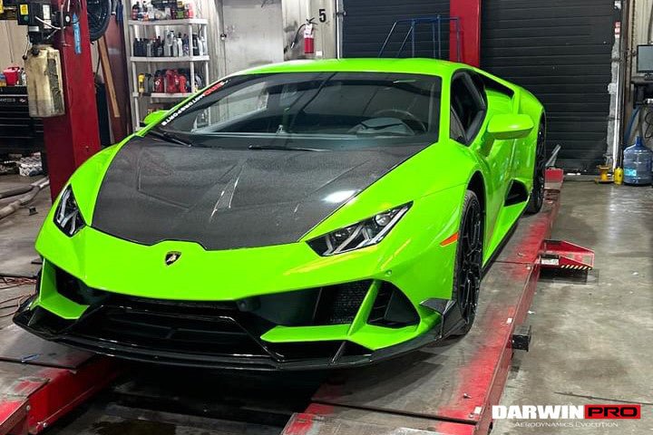 2019 - 2023 Lamborghini Huracan EVO 4WD ONLY BKSS Style Carbon Front Lip