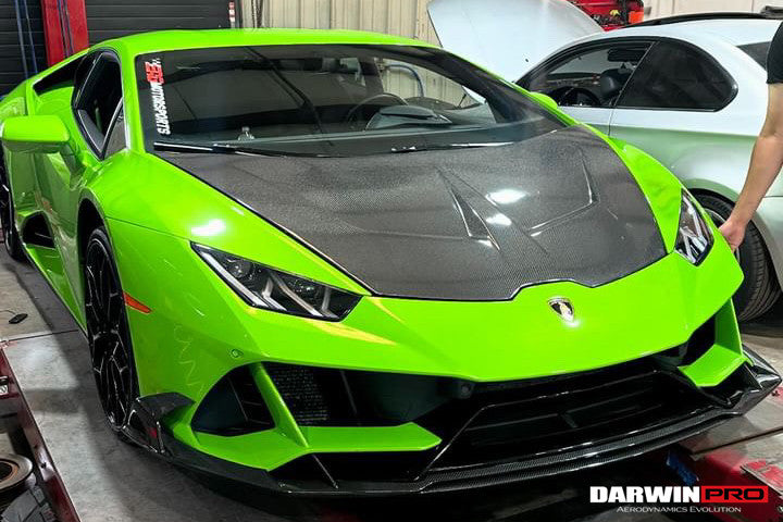 2019 - 2023 Lamborghini Huracan EVO 4WD ONLY BKSS Style Carbon Front Lip
