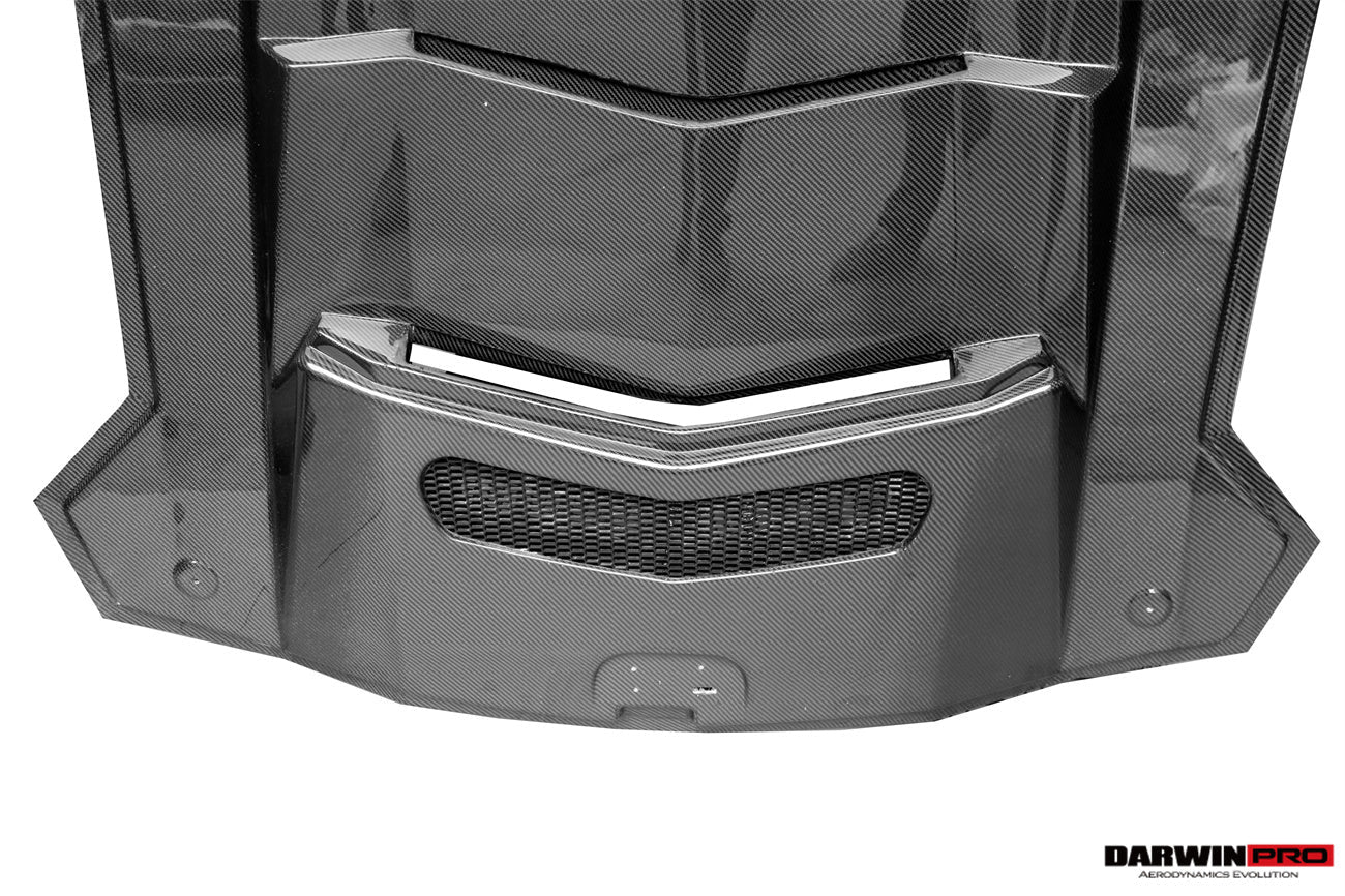 Darwinpro Lamborghini Aventador BKSS Style Carbon Fiber Engine Trunk (2011-2016)