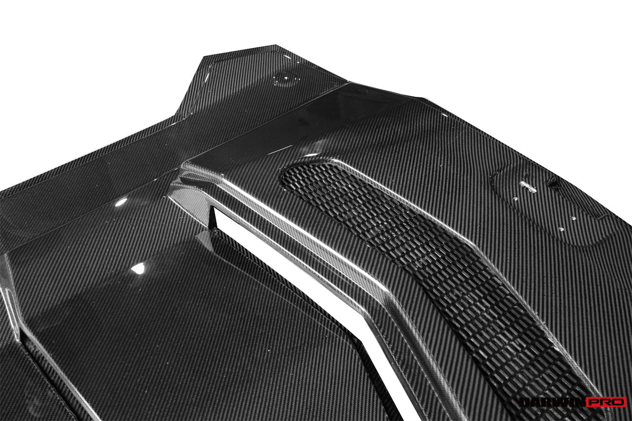 Darwinpro Lamborghini Aventador BKSS Style Carbon Fiber Engine Trunk (2011-2016)