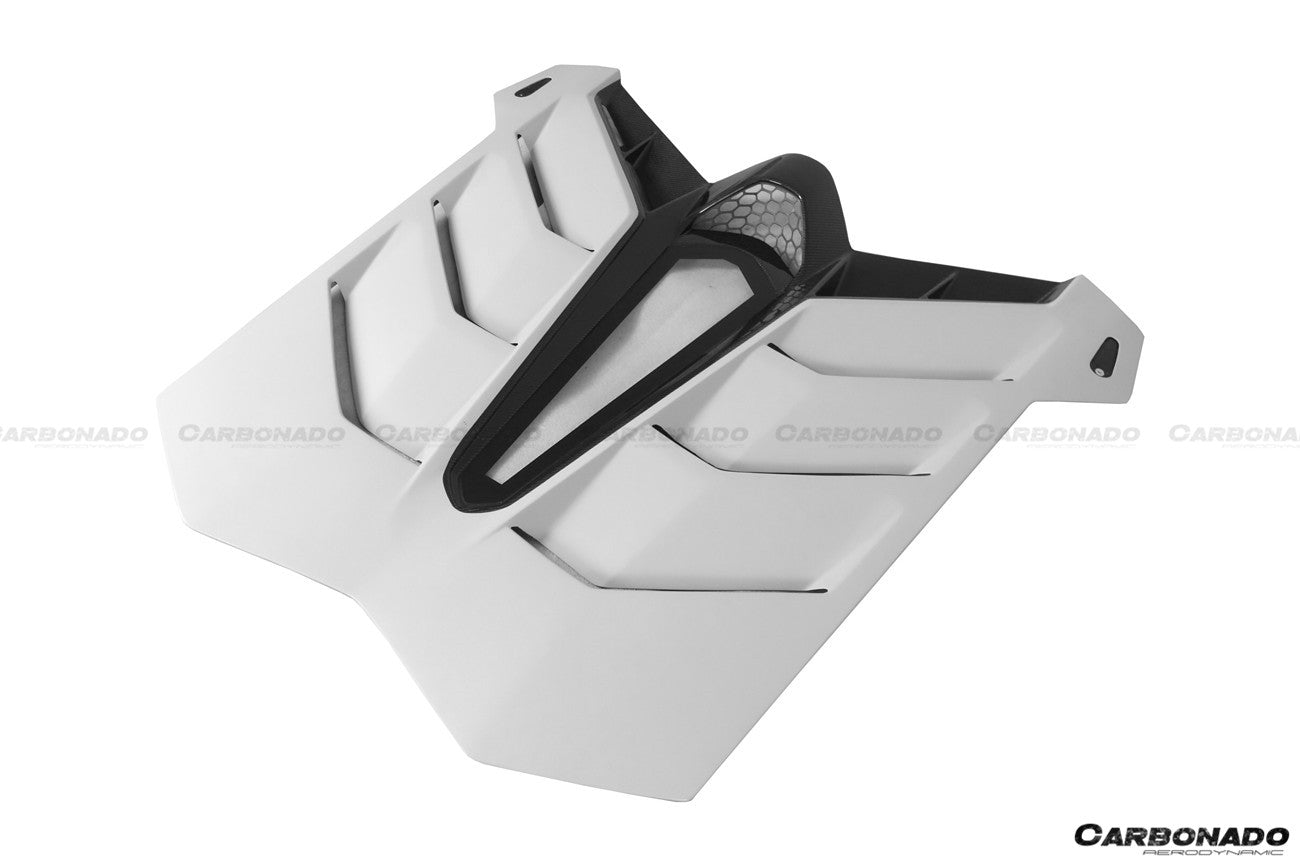 2011 - 2021 Lamborghini Aventador LP700 LP740 LP750 SVJ Coupe & Roadster SVJ Style Part DRY Carbon Fiber Engine Hood And Wing