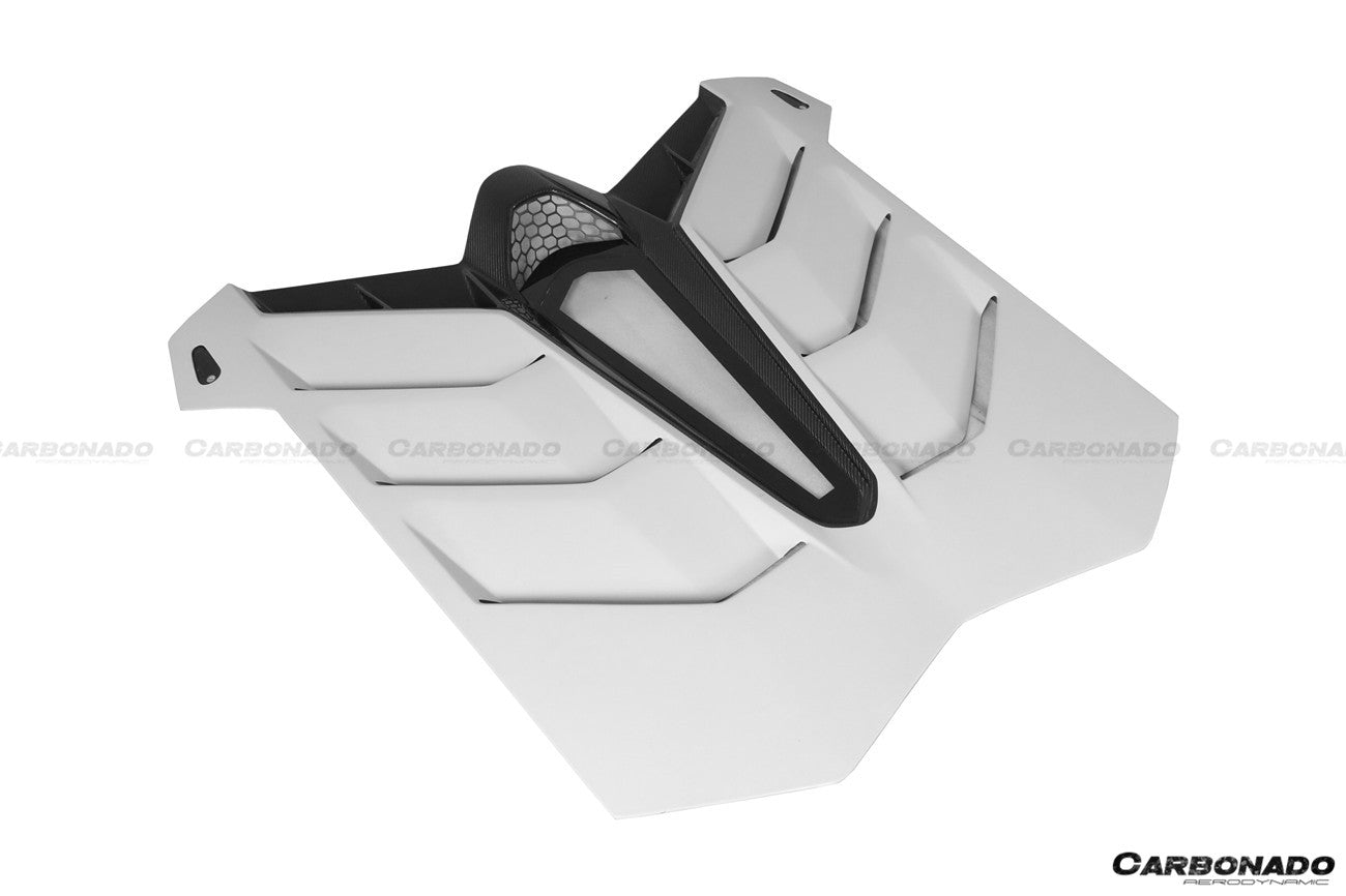 2011 - 2021 Lamborghini Aventador LP700 LP740 LP750 SVJ Coupe & Roadster SVJ Style Part DRY Carbon Fiber Engine Hood And Wing