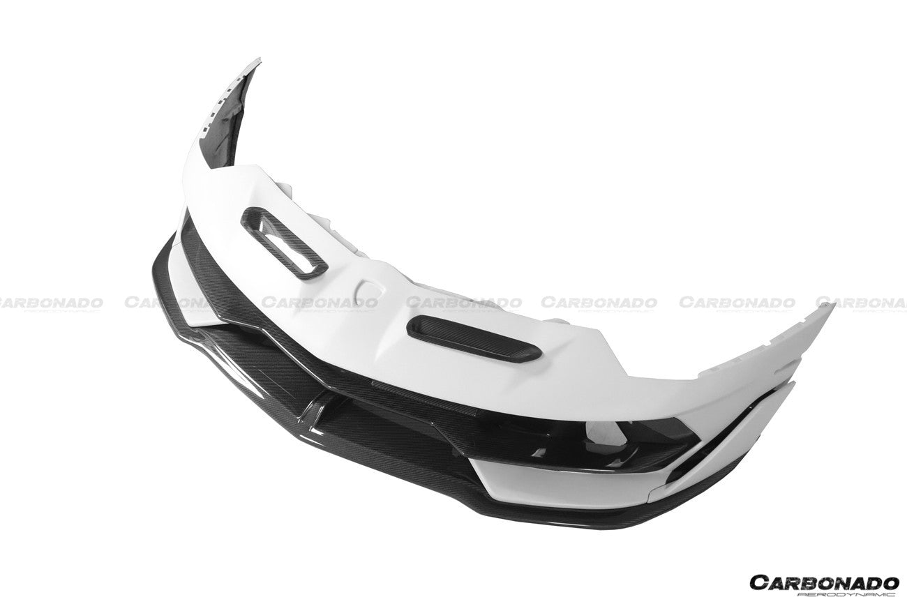 2011 - 2021 Lamborghini Aventador LP700 LP740 LP750 SVJ Coupe & Roadster SVJ Style Part Dry Carbon Fiber Front Bumper