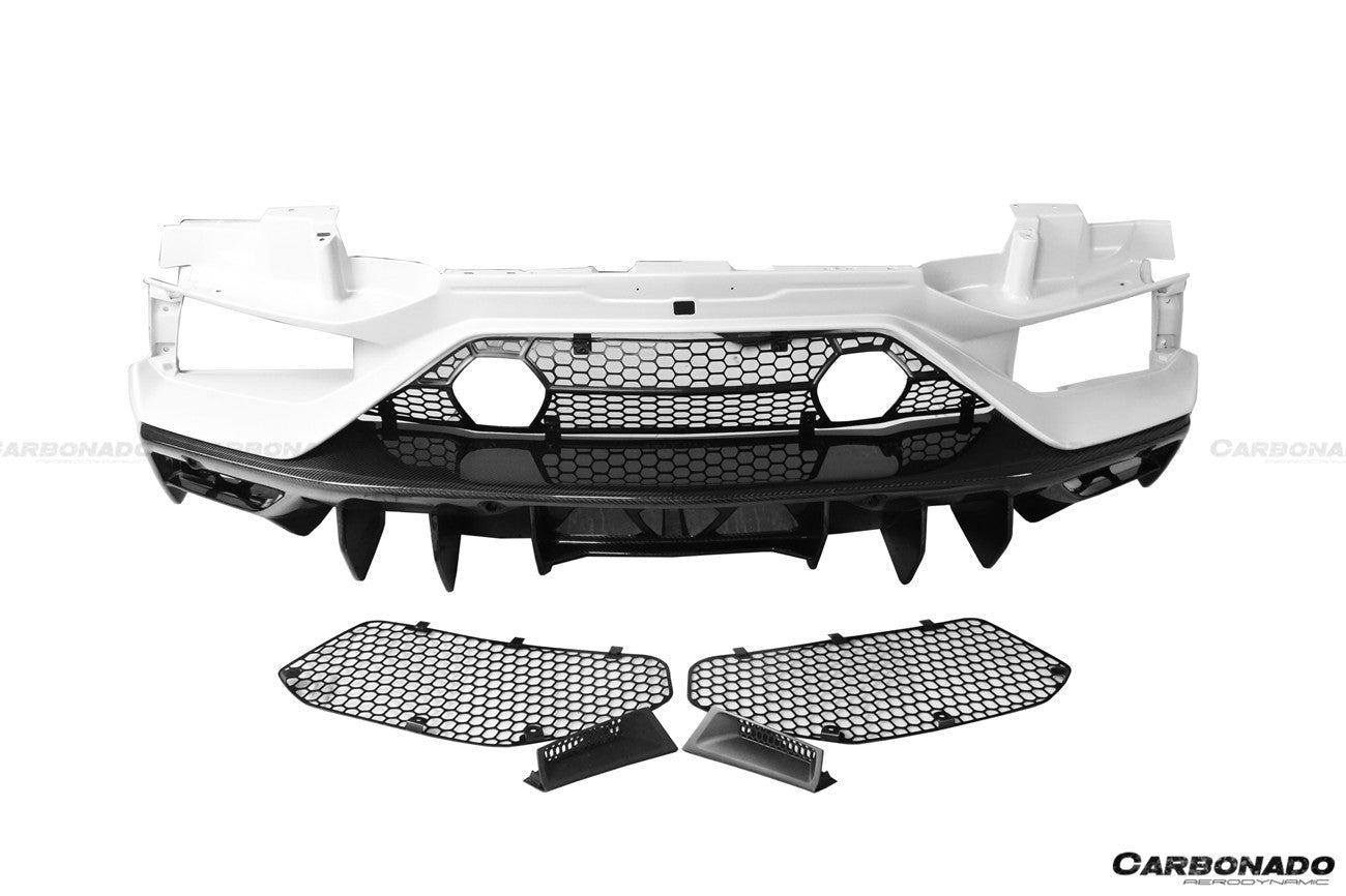 2011 - 2021 Lamborghini Aventador LP700 LP740 LP750 SVJ Coupe & Roadster SVJ Style Part Dry Carbon Fiber Rear Bumper