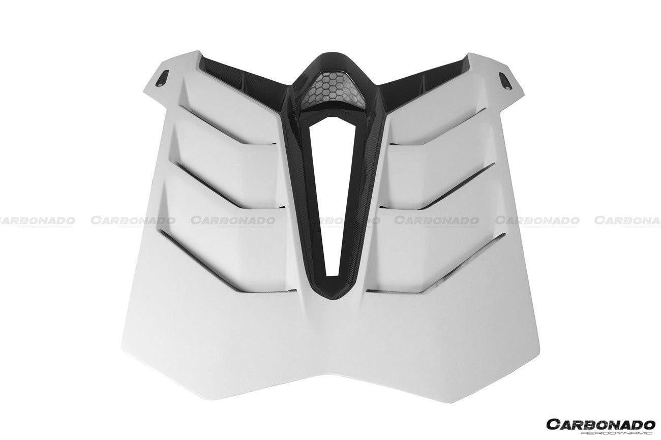 2011 - 2021 Lamborghini Aventador LP700 LP740 LP750 SVJ Coupe & Roadster SVJ Style Part DRY Carbon Fiber Engine Hood And Wing