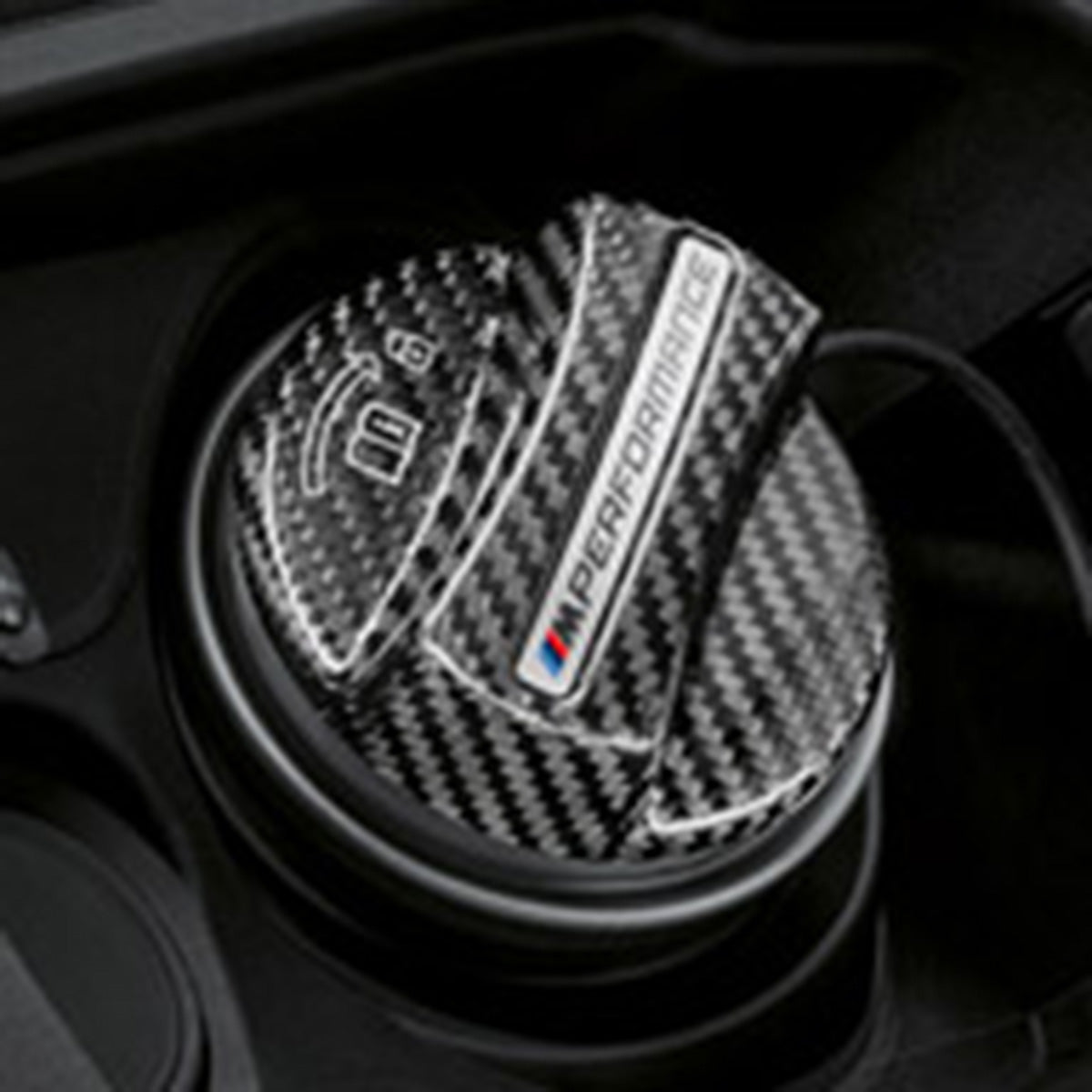 BMW M Performance Style Carbon Fiber Fuel Cap Cover