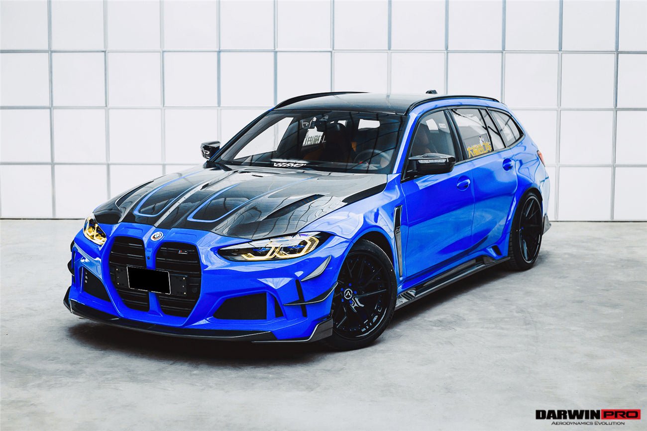 2021-UP BMW M3 G80 G81 BKSSII Style Front Bumper and Front Fender and Side Skirts