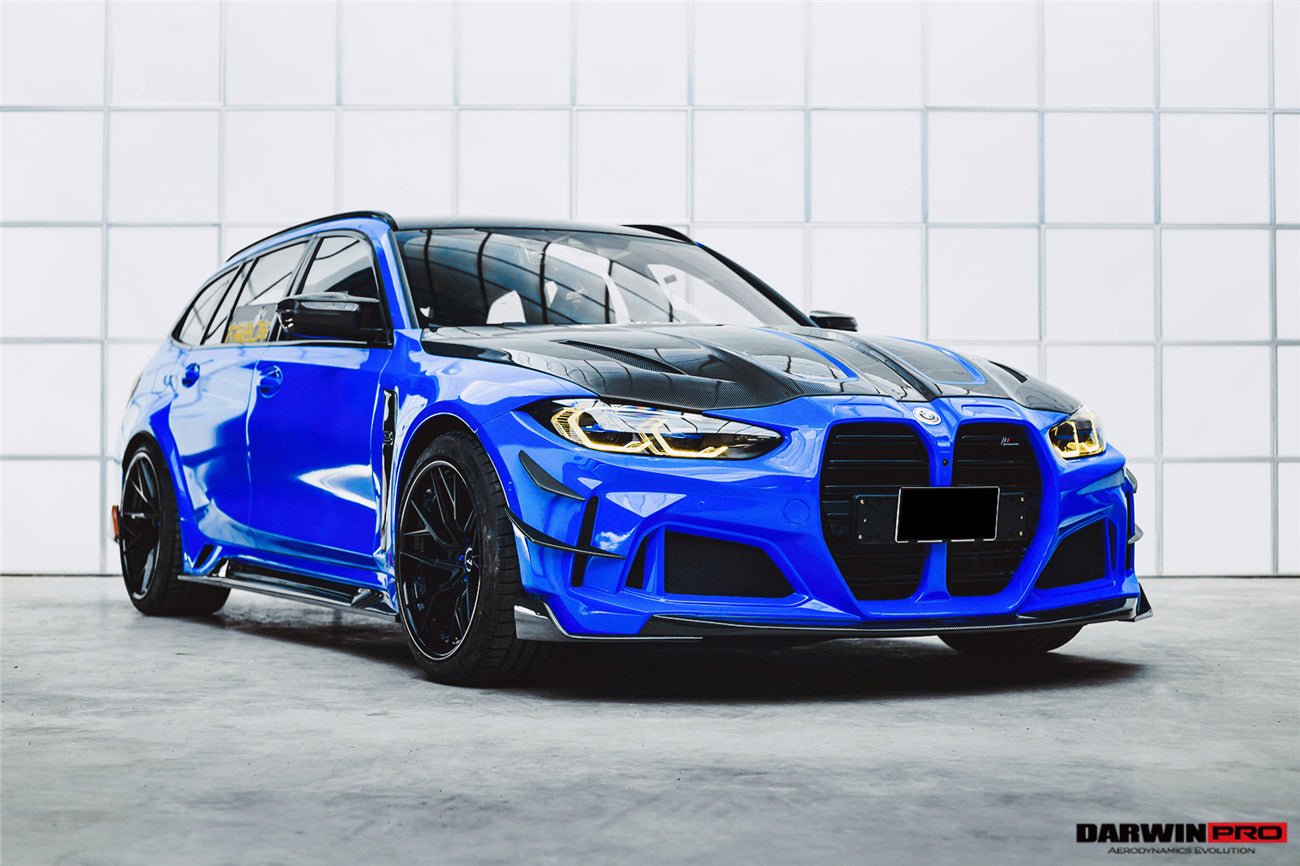 2021-UP BMW M3 G80 G81 BKSSII Style Front Bumper and Front Fender and Side Skirts