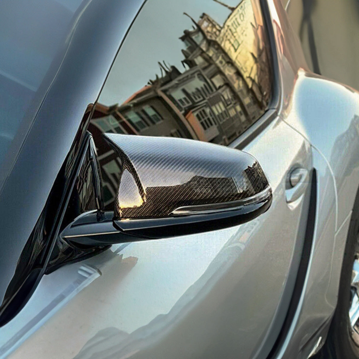 Toyota Supra A90/A91 2020-2024 Carbon Fiber Mirror Cover Replacement