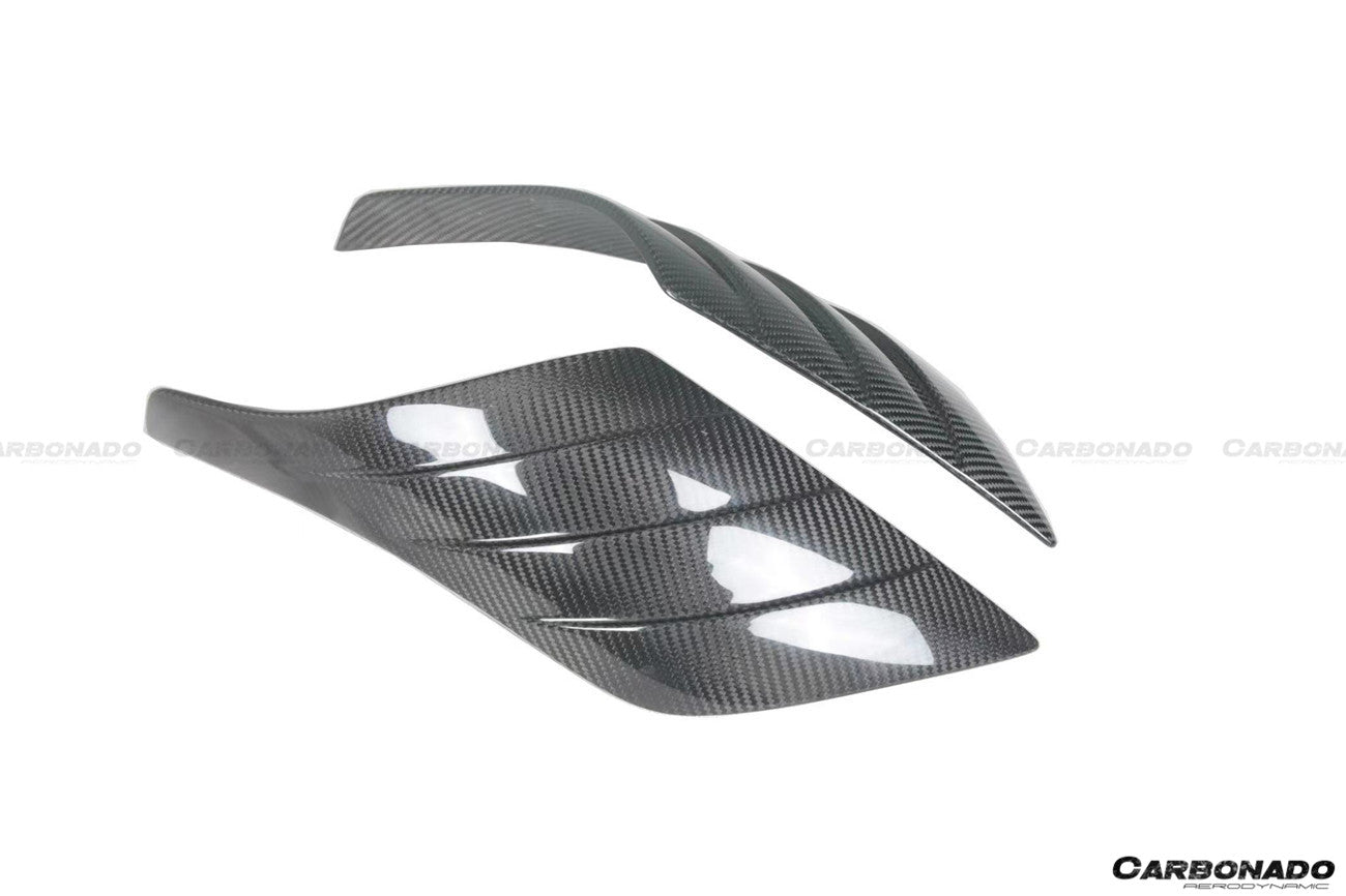 2020 - 2025 Maserati MC20 SVD Style Dry Carbon Fiber Front Fender Patch