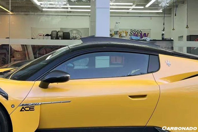 2020 - 2025 Maserati MC20 SVD Style Dry Carbon Fiber Front Fender Patch