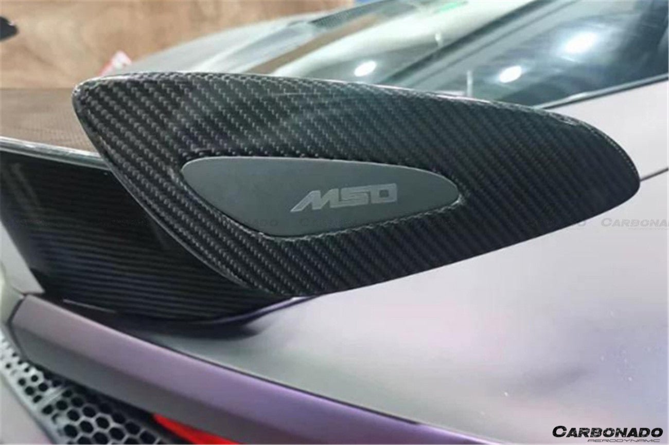 2020 - 2023 McLaren 570GT Only MS Style Dry Carbon Fiber Trunk Wing