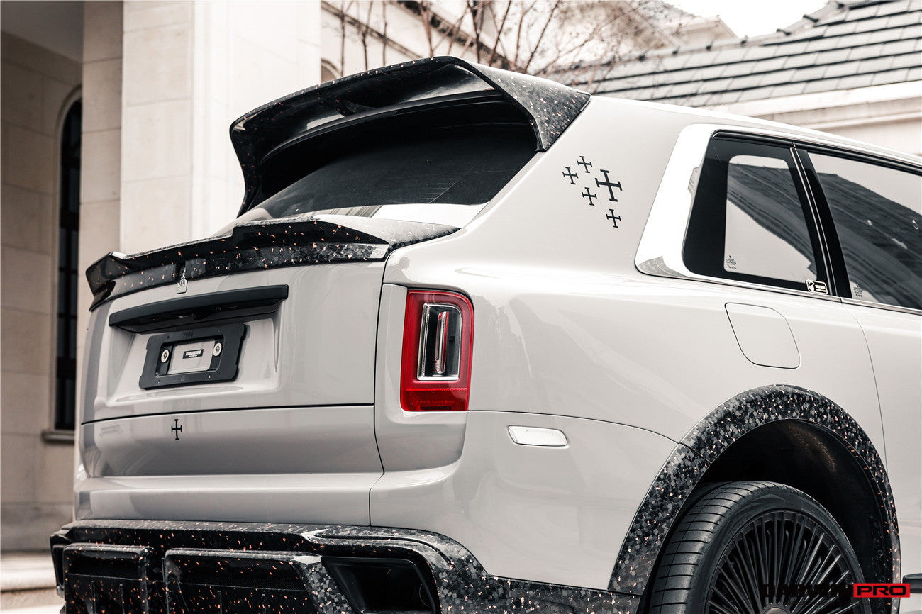 2018 - 2024 Rolls-Royce Cullinan BKSS Style Carbon Fiber Trunk Spoiler