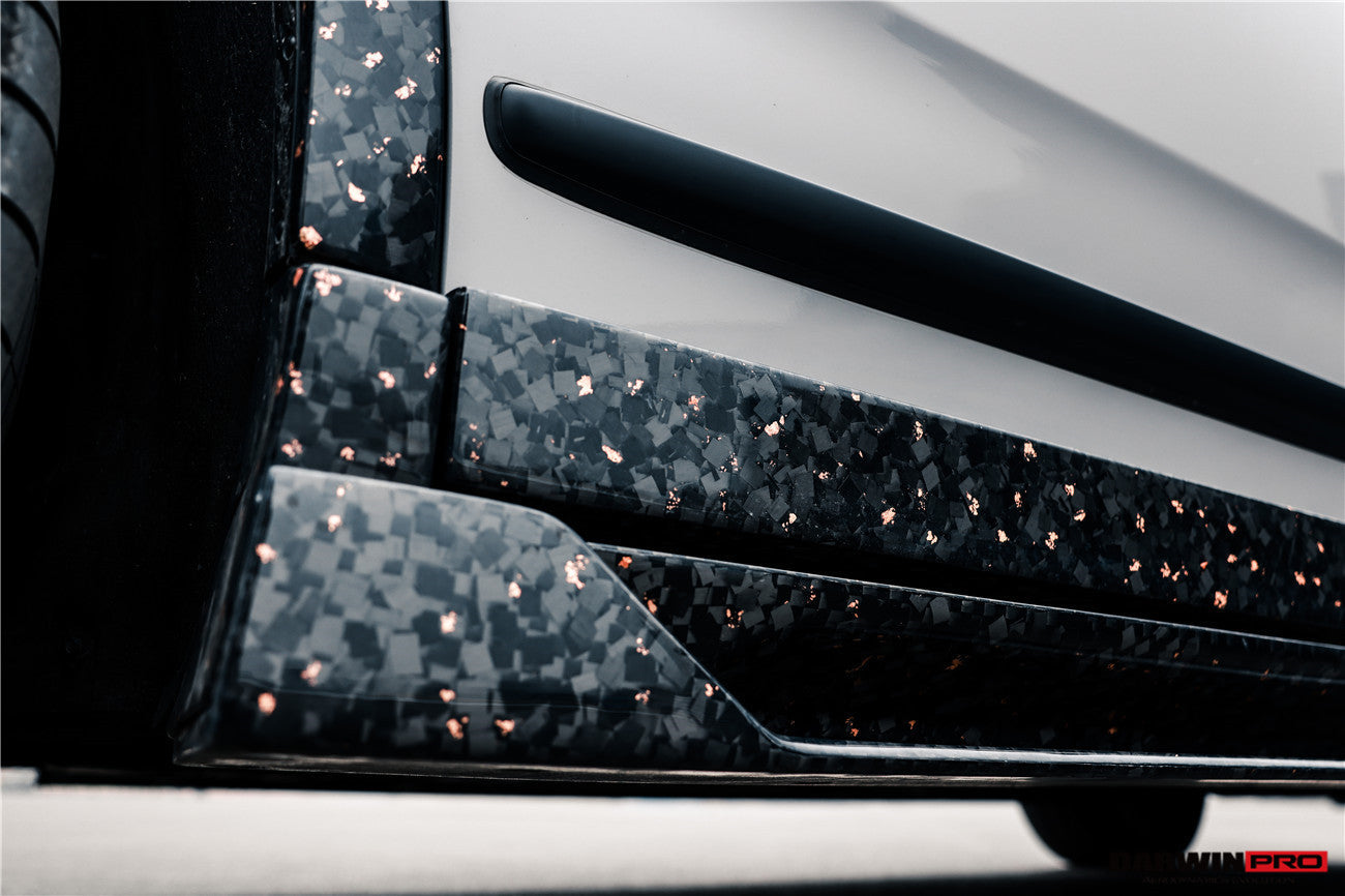 2018 - 2024 Rolls-Royce Cullinan BKSS Style Carbon Fiber Side Skirts