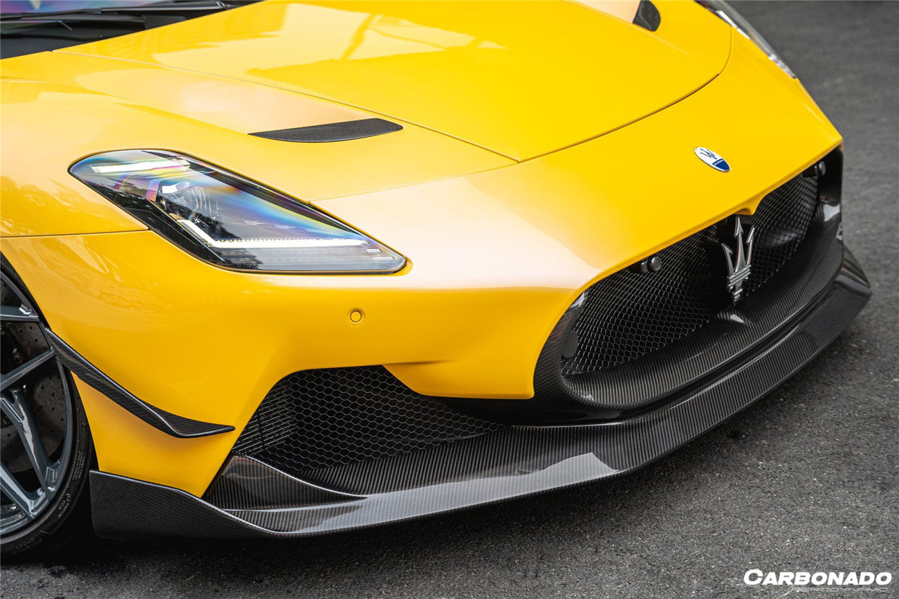 2020 - 2024 Maserati MC20 SVD Style Dry Carbon Fiber Front Lip