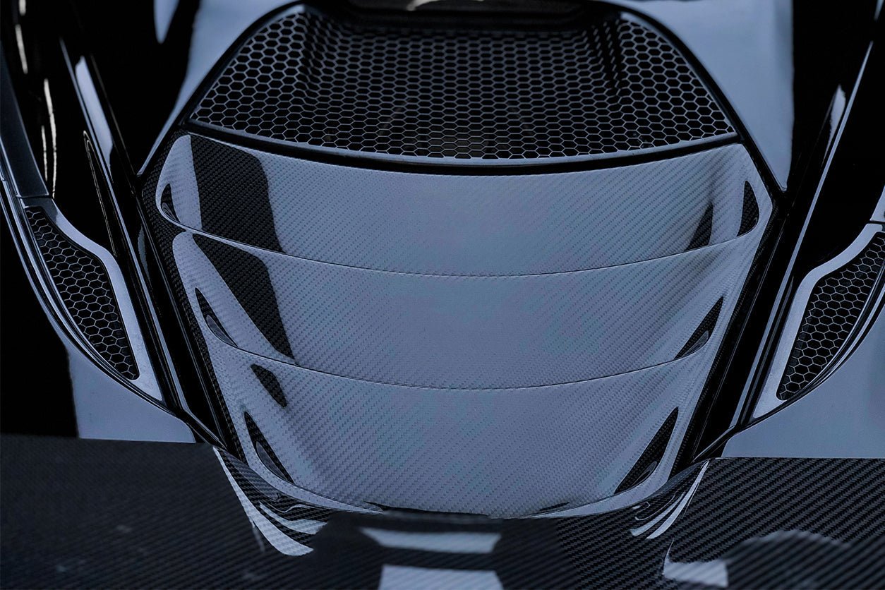 2017-2022 McLaren 720s Coupe Dry Carbon Fiber Engine Hood Replacement - DarwinPRO Aerodynamics
