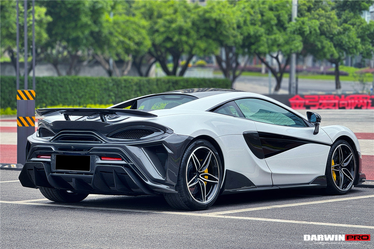2015 - 2021 McLaren 540c & 570s BKSS Style Rear Bumper and Wing and Engine Trunk and Exhaust