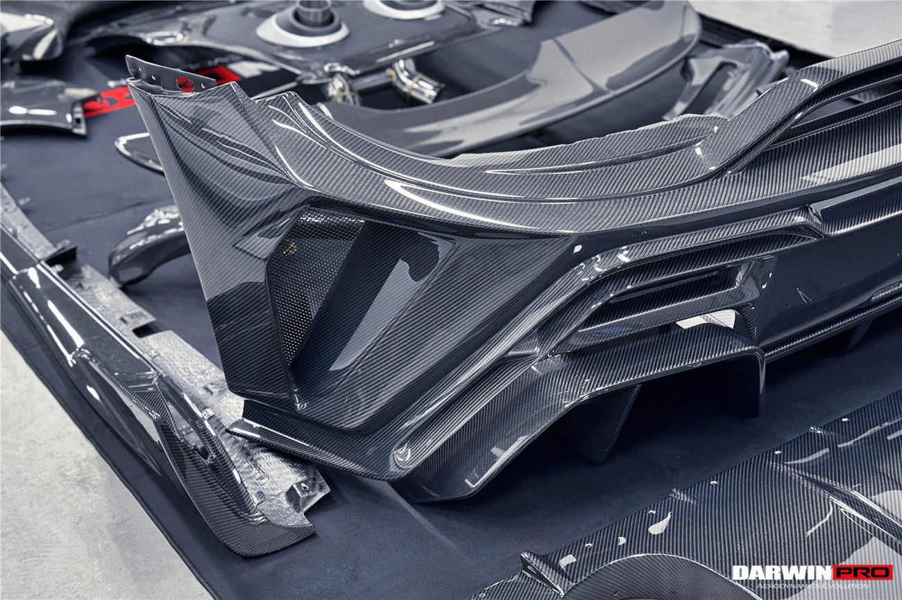 2015 - 2021 McLaren 540C & 570s BKSS Style Rear Bumper and Wing and Engine Trunk and Exhaust
