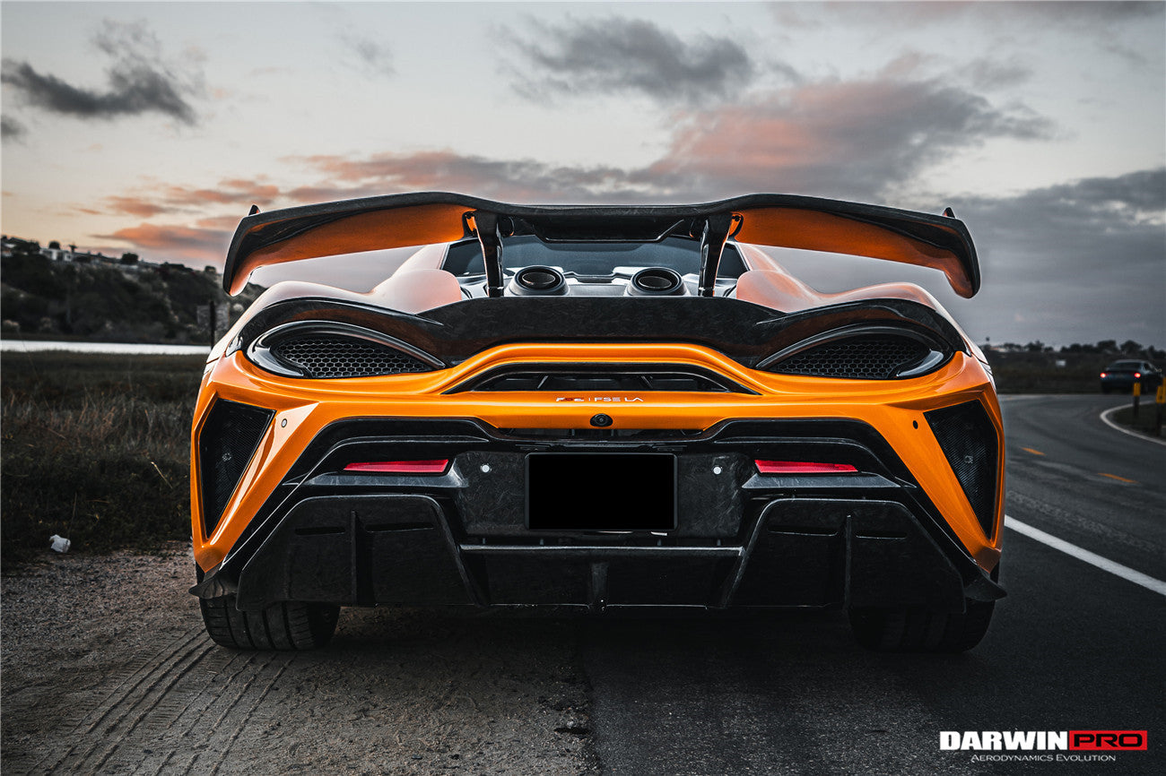 2018 - 2021 McLaren 600lt BKSS Style Carbon Fiber Trunk Spoiler