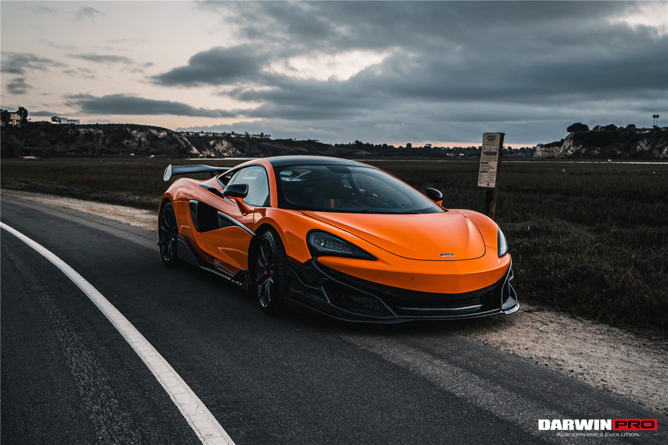 2015 - 2021 McLaren 600lt 540C 570S BKSS Style Cabon Fiber Side Skirts Under Board