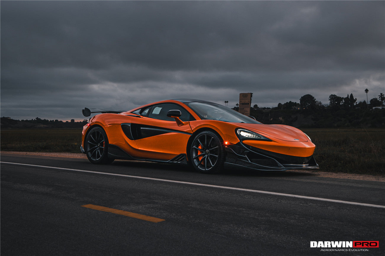 2015 - 2021 McLaren 600lt 540C 570S BKSS Style Cabon Fiber Side Skirts Under Board