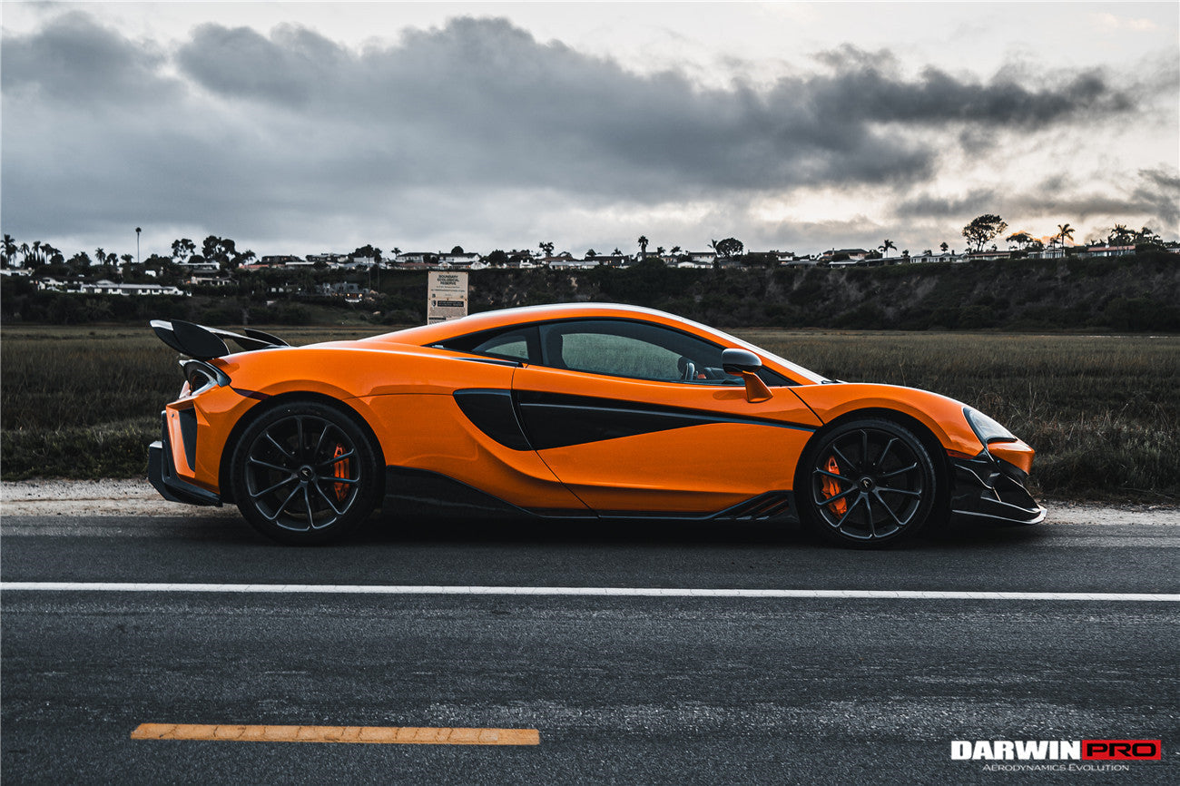 2015 - 2021 McLaren 600lt 540C 570S BKSS Style Cabon Fiber Side Skirts Under Board