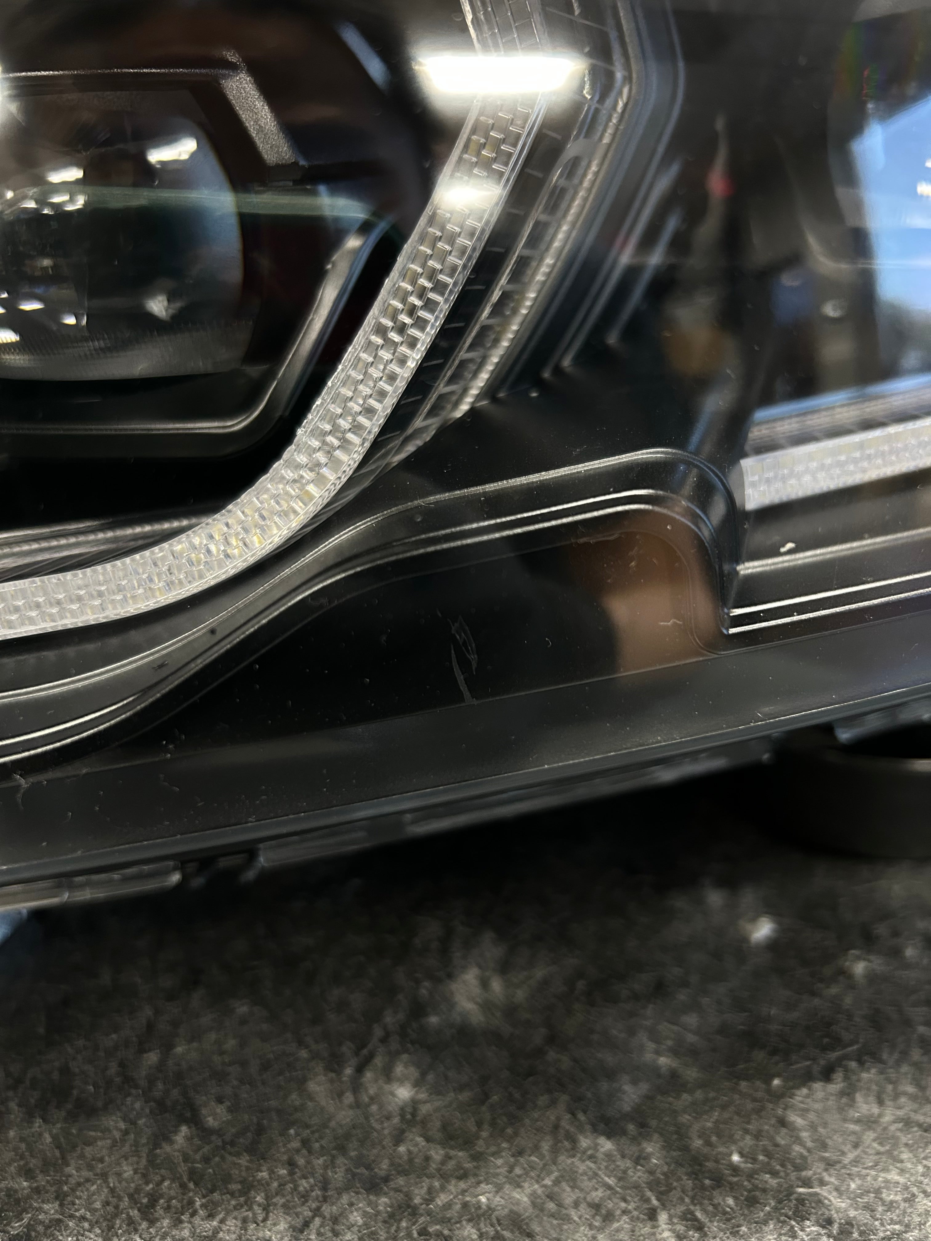 CLEARANCE Custom Blackout E90 3 Series Sedan Laser Style LED Headlights (2005 - 2012 Halogen & Xenon)
