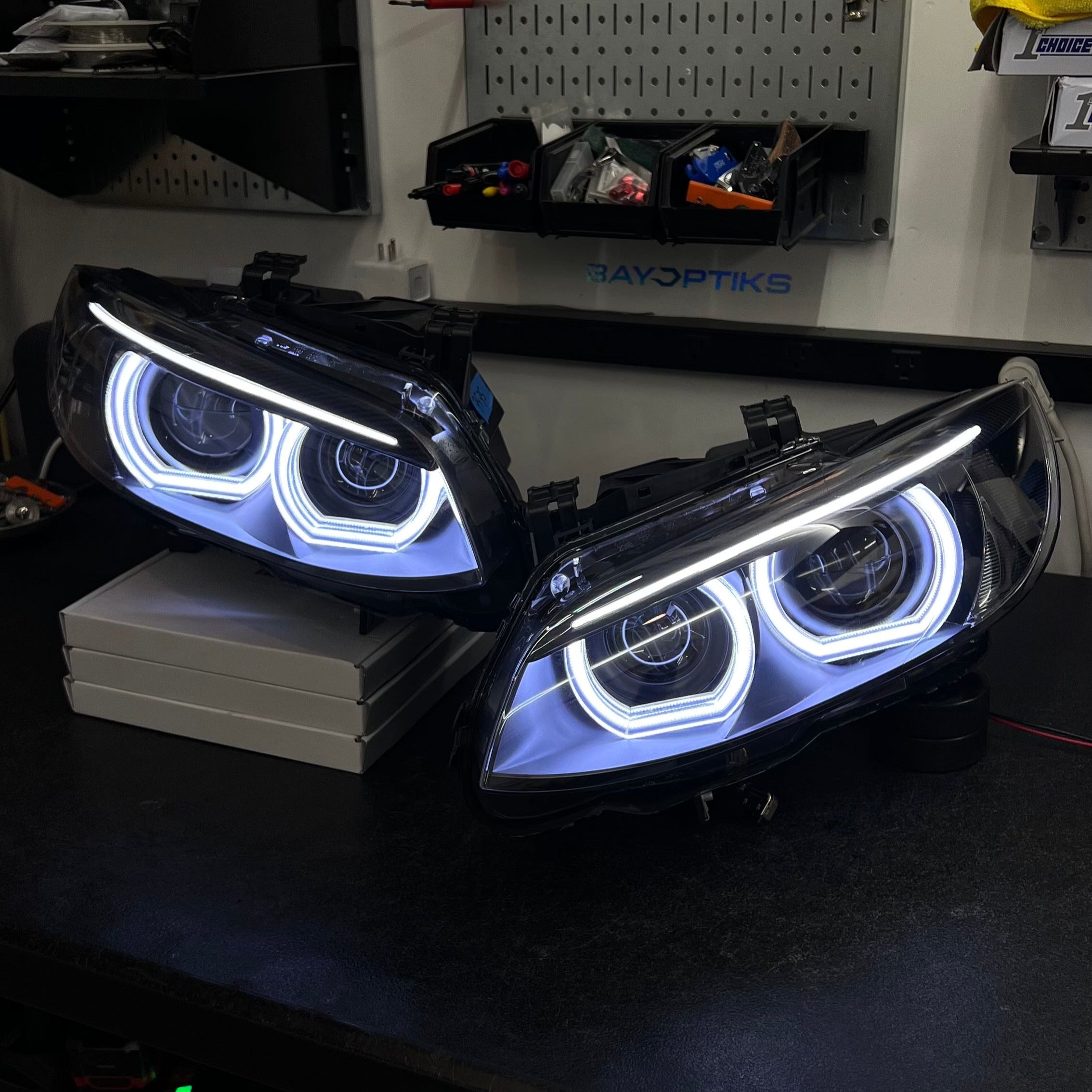PRE-BUILT E9X M3 (E90, E92, E93) & 3 Series Coupe Convertible (E92, E93) DTM Headlights