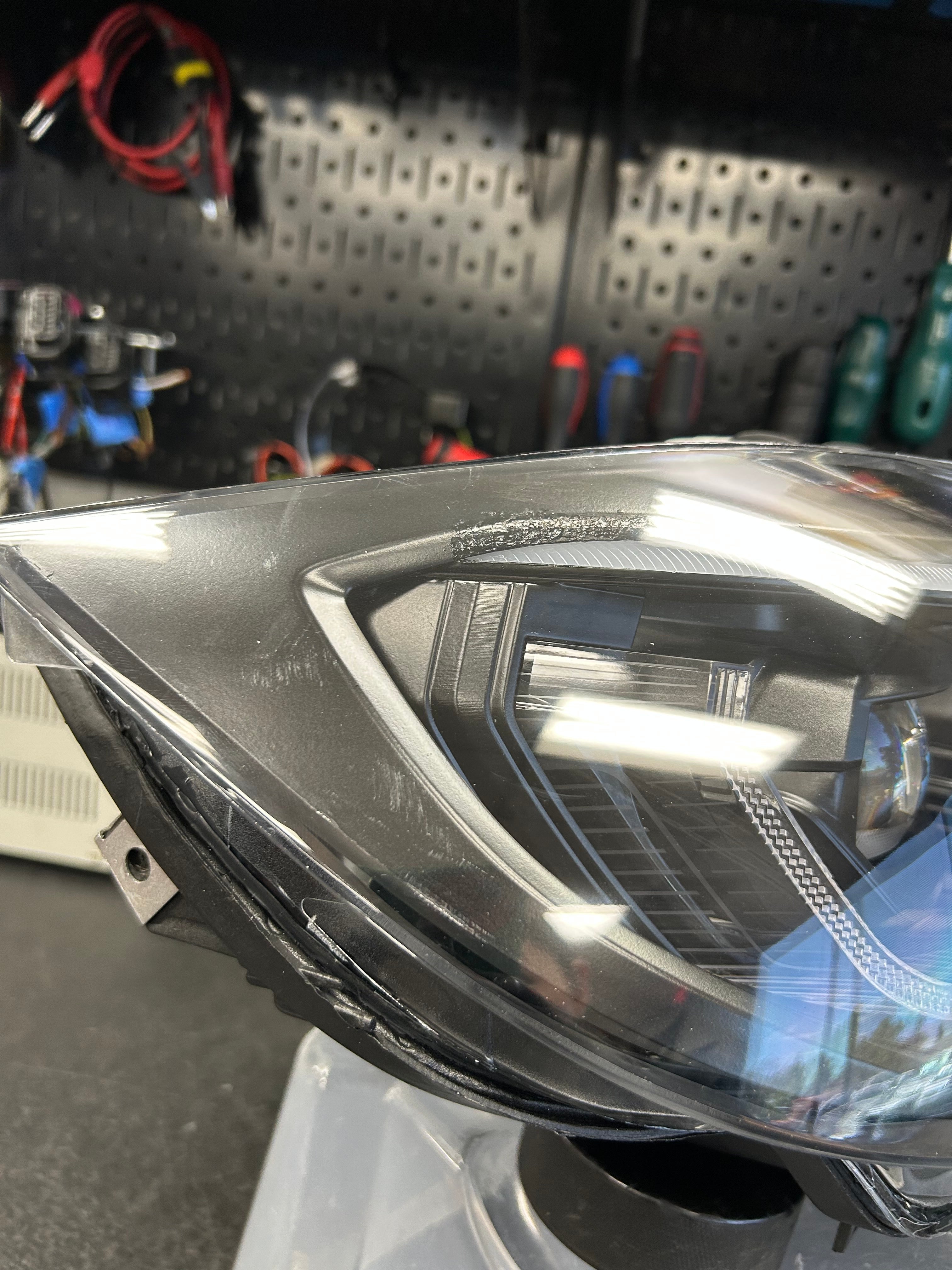 CLEARANCE Custom Blackout E90 3 Series Sedan Laser Style LED Headlights (2005 - 2012 Halogen & Xenon)