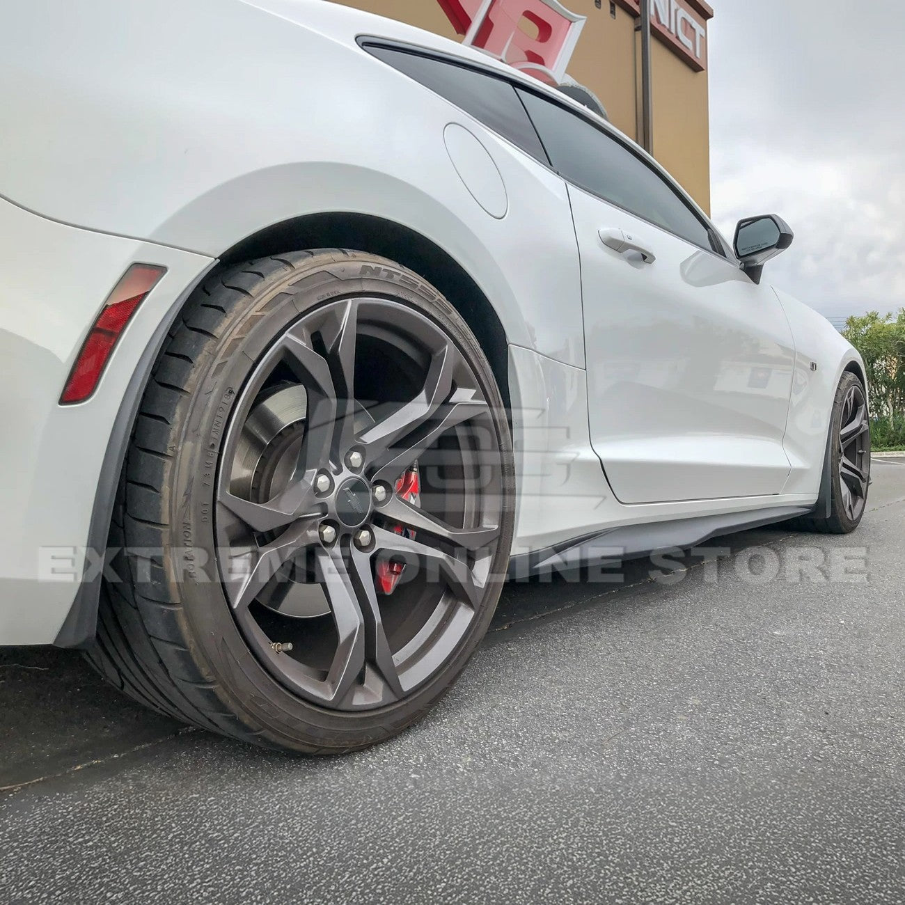 Chevrolet Camaro 6th Gen GM Style Black Front Rear Splash Guards Mud Flaps Set 2016-2024
