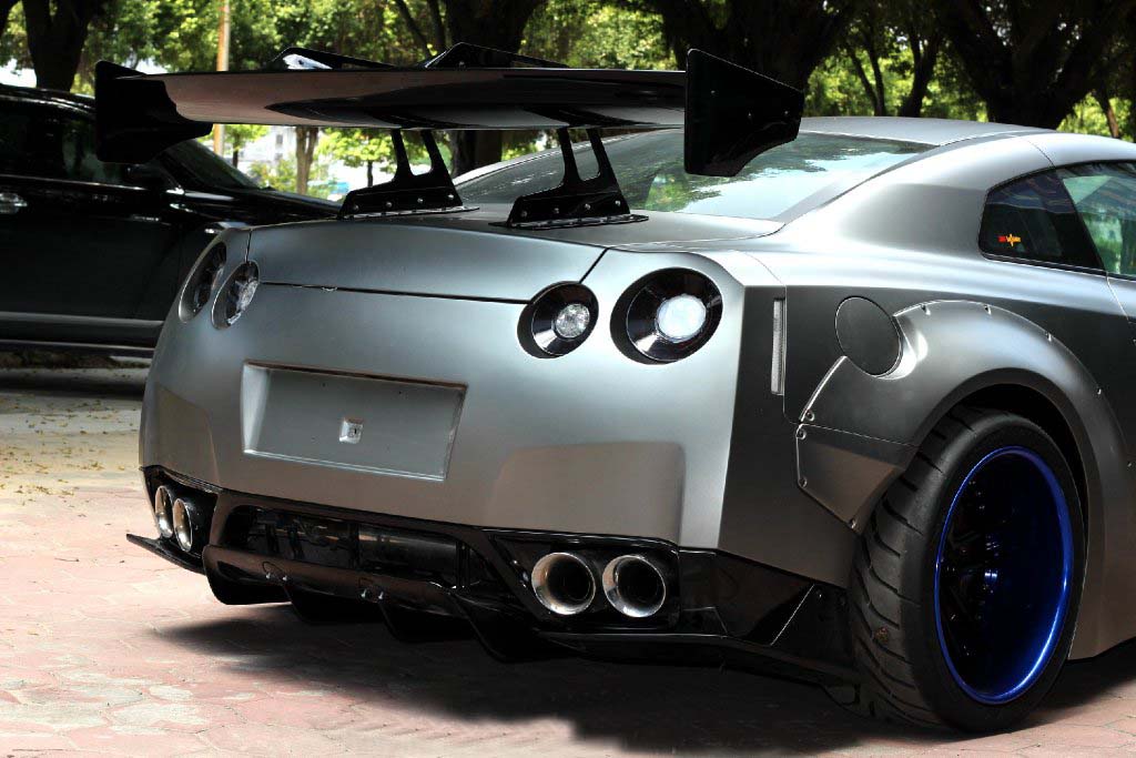 2008 - 2022 Nissan GTR R35 CBA/DBA/EBA DE Style Rear Diffuser