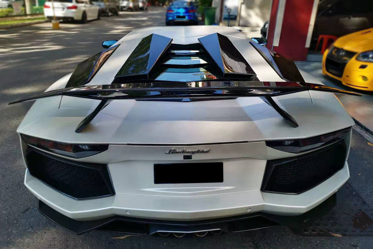 2011 - 2022 Lamborghini Aventador LP700 LP750 LP740 LP720 LP780 Coupe & Roadster VTC Style Trunk Spoiler