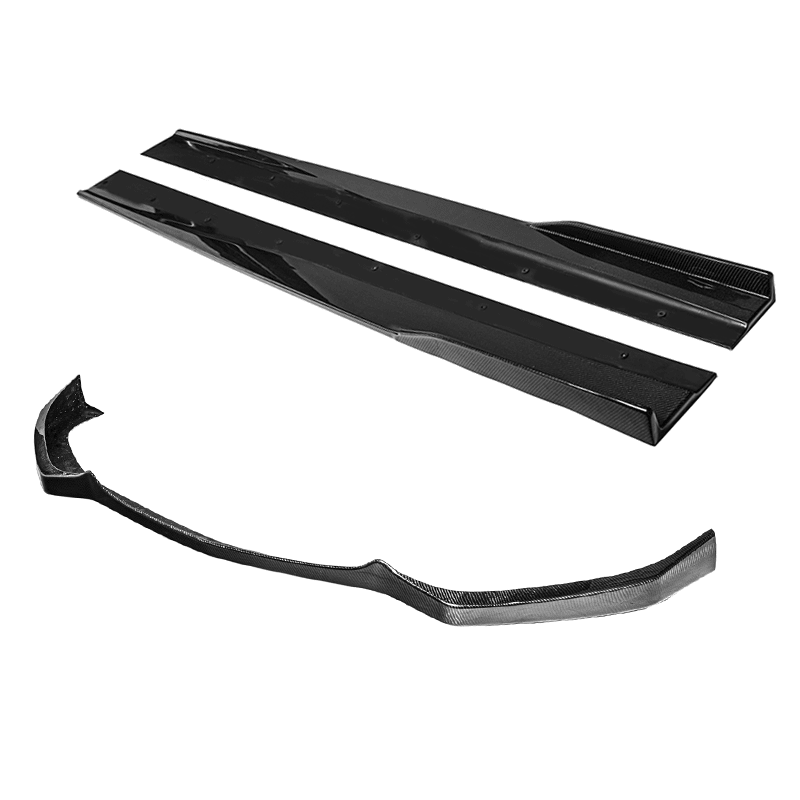 Chevrolet SS VF Carbon Fiber Front Lip Splitter and Side Skirts Kit 2013-2015