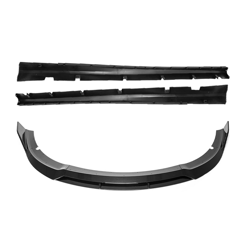 Dodge Charger LD SRT Style Front Splitter Side Skirts Rocker Panel Kit 2015-Up
